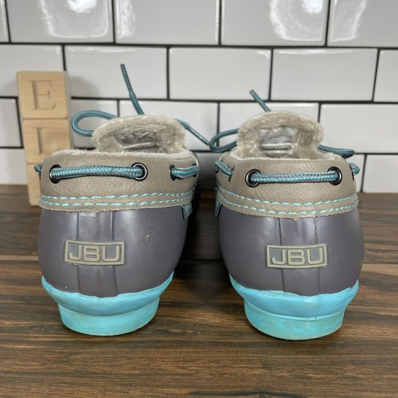 JBU by Jambu Gwen Women's Size 9 Shoes Gray Waterproof Vegan Rain Duck Bootie - Picture 4 of 12